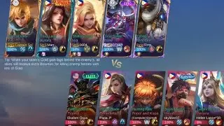 5MAN BINALAGBAG ANG KALABAN YIN VS BENEDETTA#mobilelegends