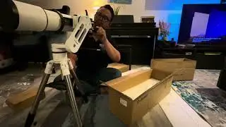 Unboxing Svbony Sv48p 102mm telescope + Sv225 mount and tripod + sv182 finder scope 6X30
