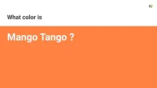 Mango Tango color #ff8243 hex Cool Orange color ff8243