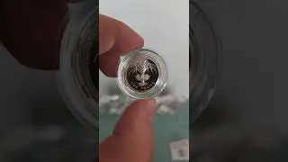 1985 silver proof United kingdom 1 pound coin.