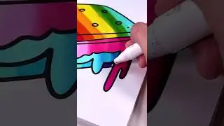 🌈🍫 Rainbow Brownie | Cute & Sweet Coloring Book by Jade Summer
