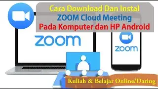 Cara Cepat Download dan Instal Zoom Meeting di Laptop dan HP Android 2023 #zoom #zoommeeting