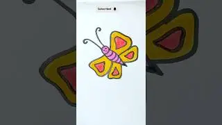 how to draw a butterfly drawing #Shorts #ytshorts #trendingshorts #butterfly #NewArts21