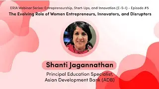 ERIA | ADB's Shanti Jagannathan Highlights the Importance of Private Sector in ADB's Programmes