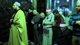 صلاة الفجر في مسجد الأزهر الشريف