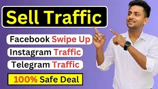 Sell Facebook swipe up traffic | Sell social media traffic | sell telegram traffic