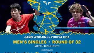 Jang Woojin vs Yukiya Uda | MS R32 | #EuropeSmash 2025