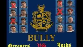 Bully SE: Greasers (No Norton) vs Jocks (No Leaders - Band Wars) (Full HD)