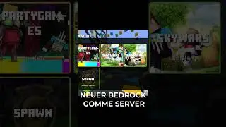 KENNT IHR SCHON DEN NEUEN GOMME BEDROCK SERVER? #shorts