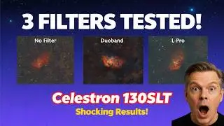 I Tested 3 Filters on Tulip Nebula - Celestron 130SLT Shocking Results!