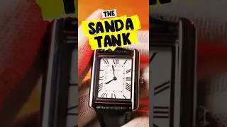 A Cartier Tank for $13? Sanda Tank Review #aliexpress  #watchreview #sandatank