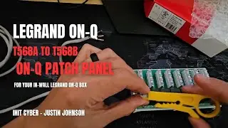Коммутационная панель On-Q T568A - T568B для вашего настенного блока LeGrand On-Q