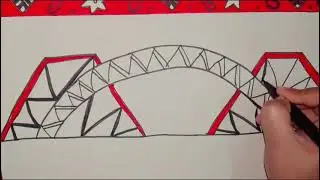 Drawing Lansdowne Bridge Rohri | Sindh Culture Art | Sindh Heritage Art