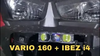 Vario 160 pasang lampu tembak biled ibez i4
