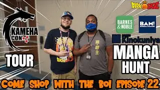 WE WENT TO KAMEHACON! | Kamehacon 2021 Hunt & HUGE Manga Haul [COME SHOP WITH THE BOI #22]