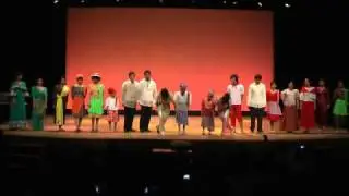 Short Clip of Filipino Native Costumes Modelling on Christmas Variety Show-Dec.20, 2009