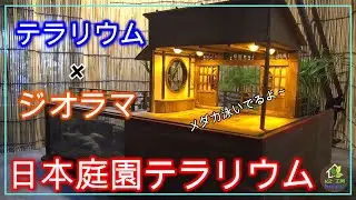 【アクアDIY】テラリウム×ジオラマ日本庭園テラリウム作ってみた／Terrarium x Diorama Japanese Garden I made a terrarium