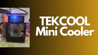 TEKCOOL Mini Cooler Review | Portable AC Fan with LED Light, Timer & Spray Modes for Home & Office