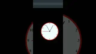 How to create analog watch using html css | analog watch animation design #animation