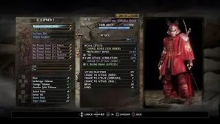 NIOH: Red Demon Armor & Weapon Smithing Text! (AMAZING SPEAR GEAR)