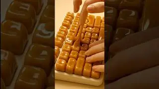 Caramel Keyboard Typing #aiasmr #satisfying #keyboardtyping #asmr #relaxing #keyboard #typing