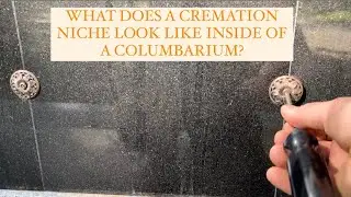 What Does a Cremation Niche look like inside of a Columbarium?