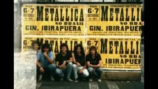 Comando Metal apresenta: Metallica ! Poster de rua do show no Ibirapuera/S&atilde;o Paulo em Outubro 1989 !