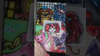 Completed Sketchbook Tour #poppyplaytime #fnaf #hazbinhotel