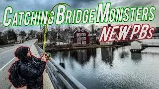Catching Bridge Monsters (Two PBs) Fishing with Becca