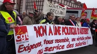 Scandale : Manifestation au siège de la Carsat Nord-Picardie