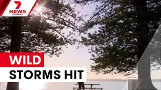 Severe storms lash Sydney after scorching heat | 7NEWS