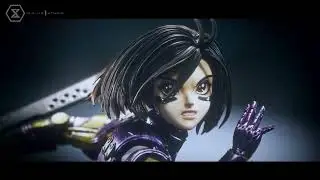 Gally Motorball 1/4 Prime 1 Studio #Anime #Manga #Gunnm #Statue #figurine #Alita #Shorts