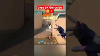 Vyse 6K Genocide 😮&zwj;💨💥 #valorantclips #valorantace #valorantshorts