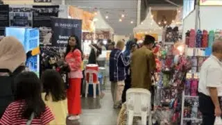 Malay halal night market Pasar Malam at Singapore Expo