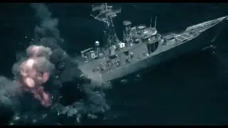Malaysian Corvette KD Lekir (F-26) Fires Exocet Block 2 ASM on decommissioned ex-USS Rodney M. Davis