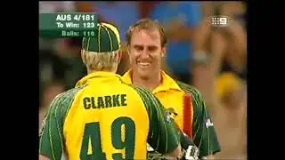 Matthew Hayden 109 vs India   VB Series 5th match Gabba 200304