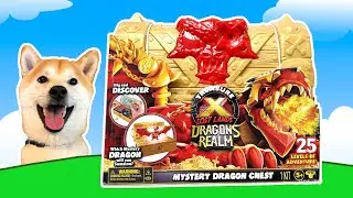 Opening a TREASURE X DRAGONS REALM Mystery Dragon Chest