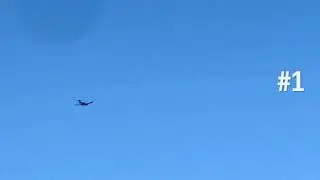 5 Fast-Moving Objects Tagging a Small Aircraft | Not Bugs or Birds