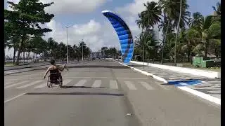 Wheelchair streetkite- primeiro treino de nov22