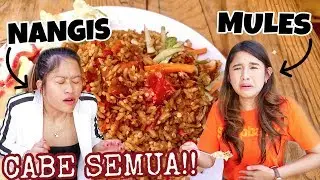 SADIS!! NANTANG FARIDA MAKAN NASI GORENG 100 CABE!!