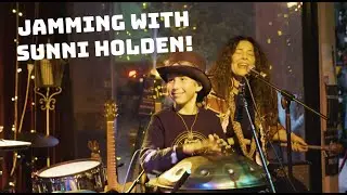 Jaming with Sunni Holden at Miami Marketta