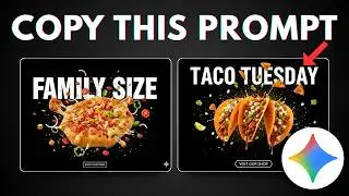 How to Turn Amateur Food Photo into POLISHED Marketing Posters with Gemini AI