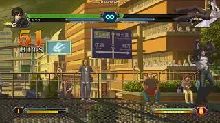 The King of Fighters XIII Kyo Kusanagi Stun Death Combo.