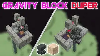 Gravity Block Duper In Minecraft PE/Bedrock 1.19 | Gravity Block Duplicator