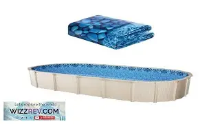 VEVOR Unibead Pool Liner  Durable 12x24 ft Vinyl Fit