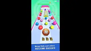 AZ Ball Run Rush 2048 | Epic 3D Ball Adventure! #BallRunRush #3DGame