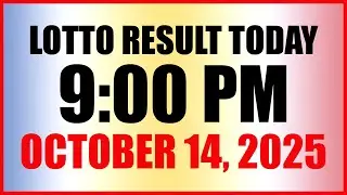 Lotto Result Today 9PM Draw October 14, 2025 Swertres Ez2 PCSO