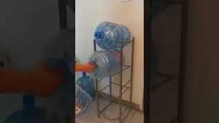 4 layer water bottle metal display rack
