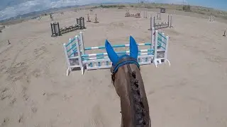 Helmet Cam: Lola {Beginner Novice - Show Jumping | 2020 Jul. Spring Gulch H.T.}
