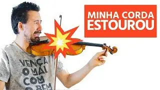 Como trocar corda quebrada no violino
